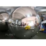 Shopping Mall Inflatable PVC Mirror Ball Ornaments 1m  Or Customized Size for sale