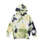 Vintage Men Blank Terry Tie Dye Unisex Plain Hoodies Crewneck Streetwear for sale