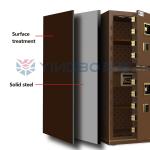 Furniture Concealed Design Home Safe Box Biometric Fingerprint Access Heavy Duty Steel Safe