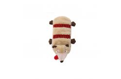 China High Playability Fox Skunk Voice Corduroy Dog Pet Plush Toys supplier
