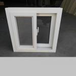 Plastic Frame Sliding UPVC Glass Window Double Glazed For Hotels