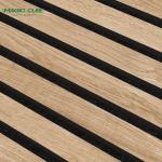 Office Easy Cleaning Acoustic Wood Panel Wall With Veneer Surface for sale