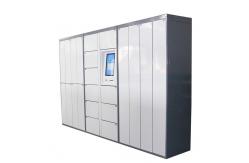 China Customized 15/32 Inches Touch Screen Electronic Laundry Drop Lockers Cabinet supplier