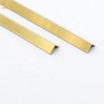 2438mm Stainless Steel Wall Panel Trim T Shape Rose Gold Pvd Color for sale