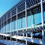 Building Frame Curtain Wall Customized Size Structurally Glazed Curtain Wall for sale