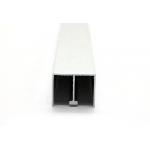 6000 Series Customized Wardrobe Aluminium Profile , Sliding Door Track Profile