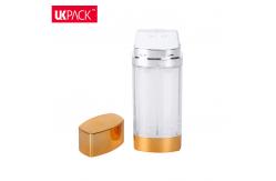China Cosmetic airless bottle 15ml*2 supplier