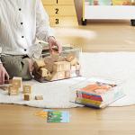 Stackable 6L 9L PET Clear Storage Cabinet Plastic Drawer Organizer