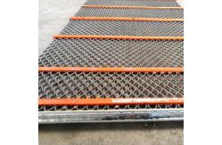 China Poly ripple screen self cleaning wire screen rectangular shape aperture as require supplier