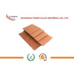 Red Copper Metal Foam Sheet Lower Ash Rate For Fire Extinguisher Width 50 - 960mm for sale