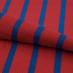 French Terry Blue And Red Stripe Fabric 200cm Width Pure Cotton For Hoodie for sale