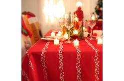 China PEVA Festival Disposable Plastic Tablecloths Gravure Printing supplier