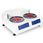 Stepless Speed Double Disc Manual Grinding Polishing Machine with Two Motors Control for sale