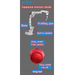 1400mm Length Industrial 6 Axis Welding Robot Arm Point To Point Control
