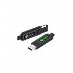 Portable Leather Cover Key Metal USB Flash Drive 64GB 128GB 30MB/S for sale
