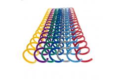 China OEM PVC PET Plastic Spiral Binding Coils For Notebooks supplier