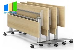 China Metal Frame Mobile Foldable Training Tables Folding School Training Desks supplier