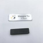 66x22mm Magnetic Name Badge for sale
