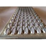 Perforated Slip Resistant Metal Plate Anti Skid Channels Stainless Steel Walkway for sale