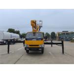 Single Row 16m High Alitude Operation Vehicle Aerial Platform JMC Truck
