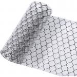 Antistatic ESD PVC Grid Curtain Transparent Black For Factory Use for sale