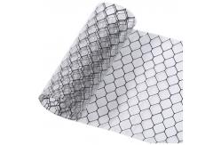 China Antistatic ESD PVC Grid Curtain Transparent Black For Factory Use supplier
