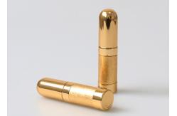 China Pretty Gold Portable Perfume Atomiser Container 6ml 5ml Perfume Bottle supplier