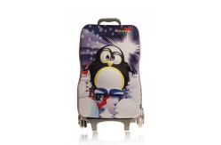China Durable Cartoon Kids Hard Shell Luggage For School Aluminum Handle supplier
