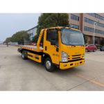 Tow Truck Wrecker With 5T Towing Tonnage And Diesel Fuel Flatbed Towing Equipment