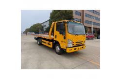 China Tow Truck Wrecker With 5T Towing Tonnage And Diesel Fuel Flatbed Towing Equipment supplier