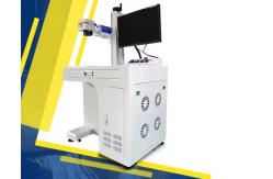 China Optical Fiber Laser Engraving Machine For Metal Easy Operate supplier