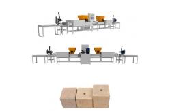China Wood Shavings Pallet Block Machine For European Pallet In Lithuania supplier