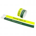 Printing Paper Event Wristbands Bar Coding Lightweight Tyvek Material for sale