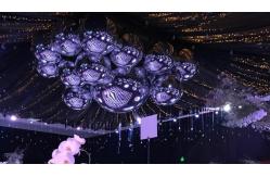 China Double Layer Inflatable Advertising Balloons Silver Inflatable Mirror Ball supplier