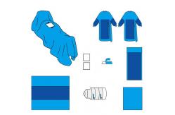 China Surgical Disposable Laparotomy Abdominal Drape Pack Kit Class II supplier