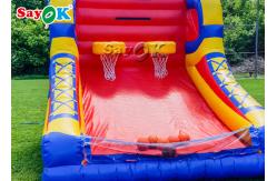 China Inflatable Backyard Games Airtight Inflatable Two Hoop Basketball Game / Inflatable Basketball Hoop supplier