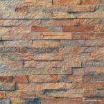 Natural stone Slate Culture Stone Brown Copper Quartzite Cultured Stone for sale