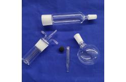 China Customized Clear Quartz Glass Tube Reactor With Belt Grinding Mouth supplier