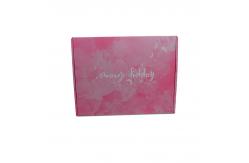 China pink plain Custom Printed Shipping Boxes 12x12x6 Recyclable supplier