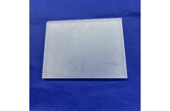 China High Temperature Resistant Semiconductor Custom Quartz Frosted Chip Quartz Slotted Sheet supplier
