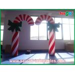 Custom Durable Advertising Inflatable Candy Cane For Christmas Holiday for sale