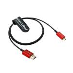 Alvin'S Cables 8K 2.1 HDMI Cable Micro HDMI To HDMI Cable Ultra Thin 48Gbps High Speed For Atomos-Ninja-V 4K-60P Record for sale