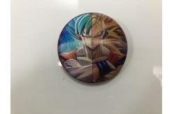 China 5.8*5.8cm PET 3D Lenticular Anime Button Badge For Bag supplier