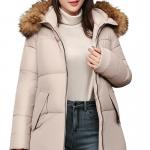 Waterproof and Hooded Design in this Woman Winter Coat with Spacious Big Pockets for sale