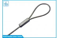 China High Strength Durability Wire Rope Sling , Lifting Ropes Slings With Eye And Loop supplier