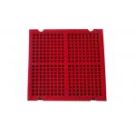 305x305x30mm Polyurethane Modular Dewatering Mesh Screen Fixing With PU Blot