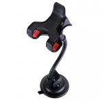 Gooseneck Double Clamp Car Dashboard Phone Mount 3.2inch Width for sale