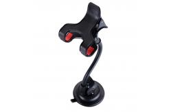 China Gooseneck Double Clamp Car Dashboard Phone Mount 3.2inch Width supplier