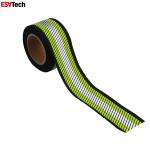 6 7 8 Inch  50m High Visibility Reflective Elastic Tape For Clothing Garment for sale