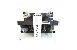 China GIPENG PLC Automatic Roll Label Cutting Machine with Laminator and Slitter supplier